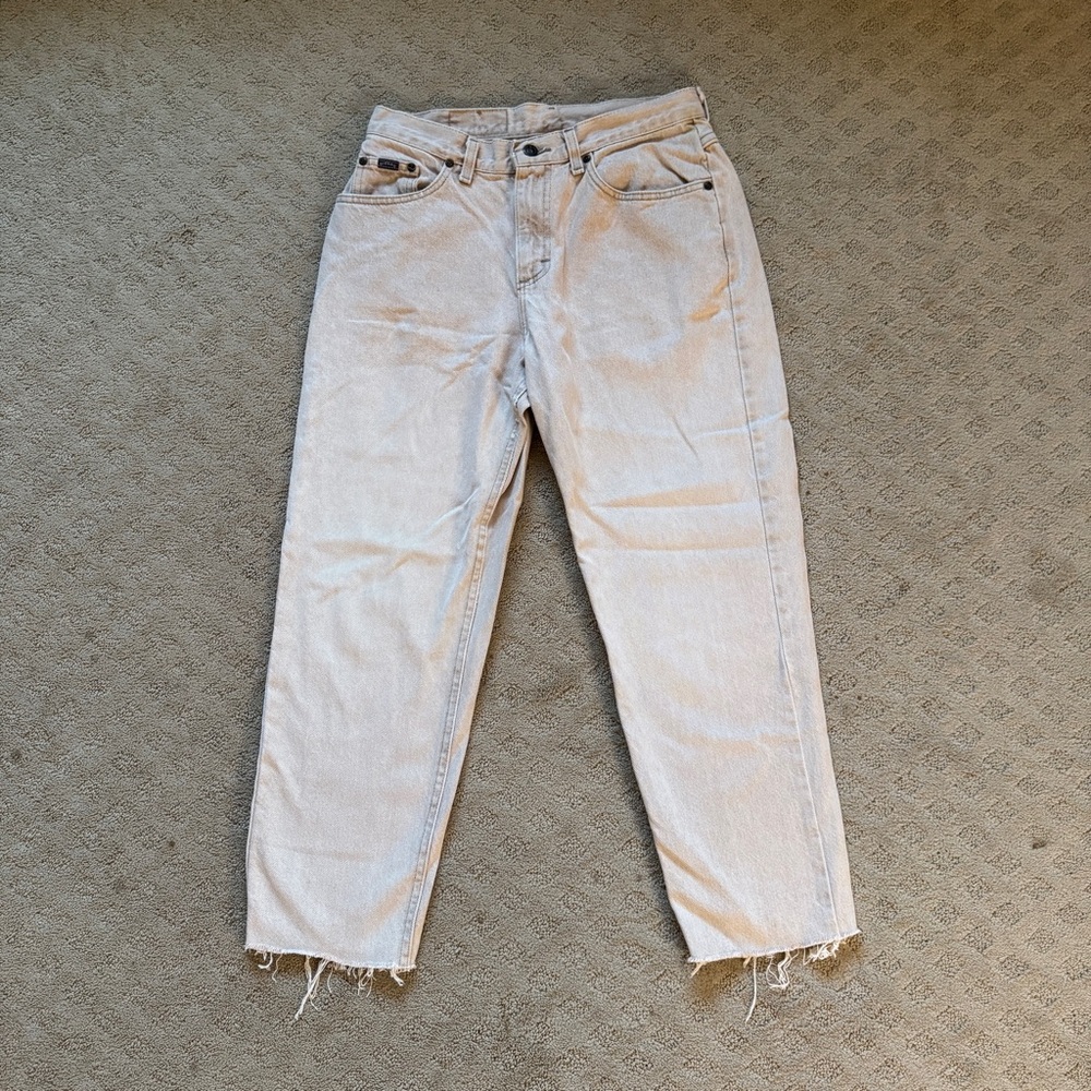 Riders by Lee Women's Light Tan Straight Leg Jeans